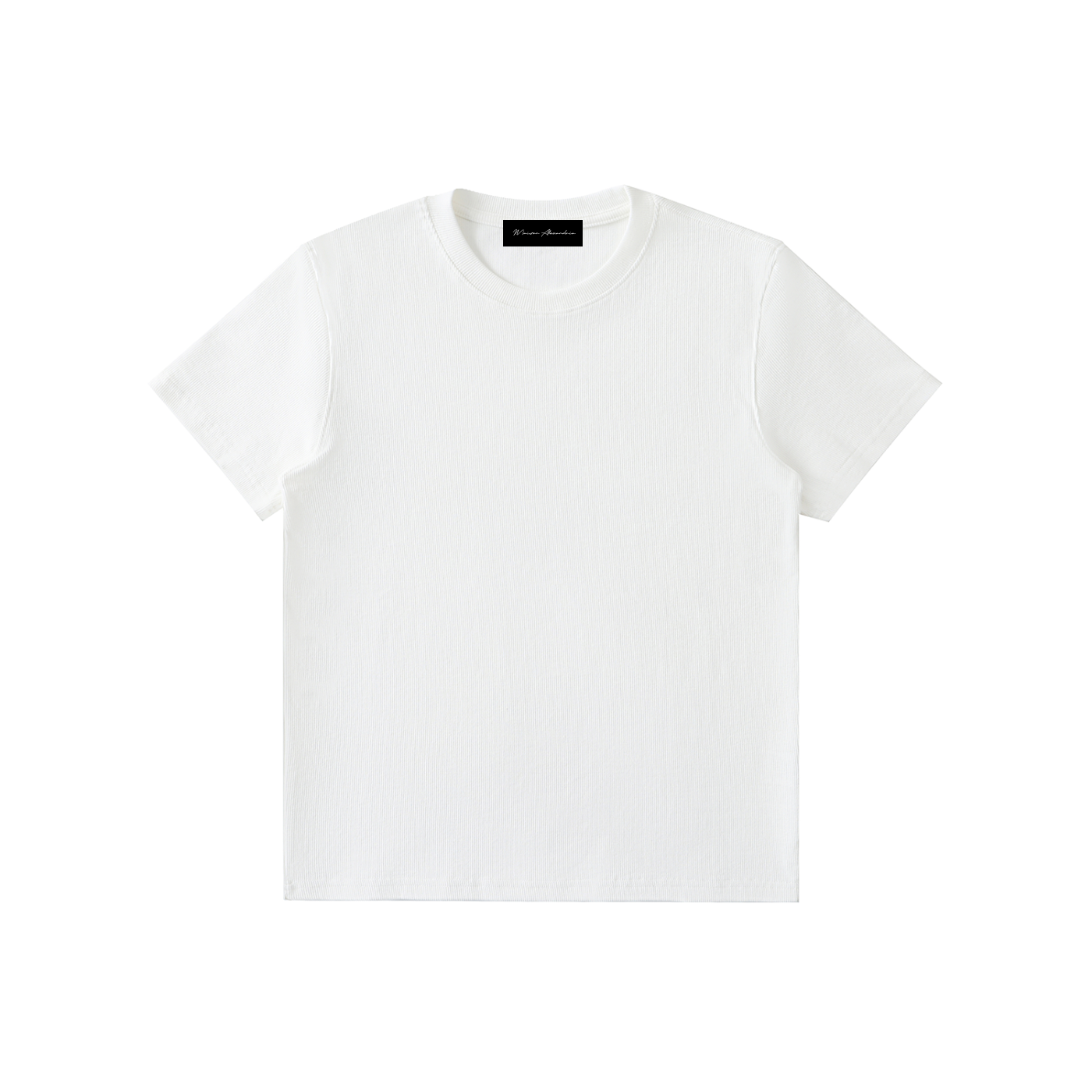 The Blanc Ribbed Tee