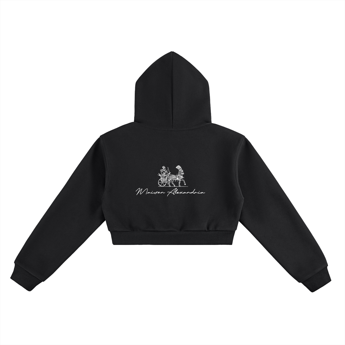 001 Essential Cropped Hoodie