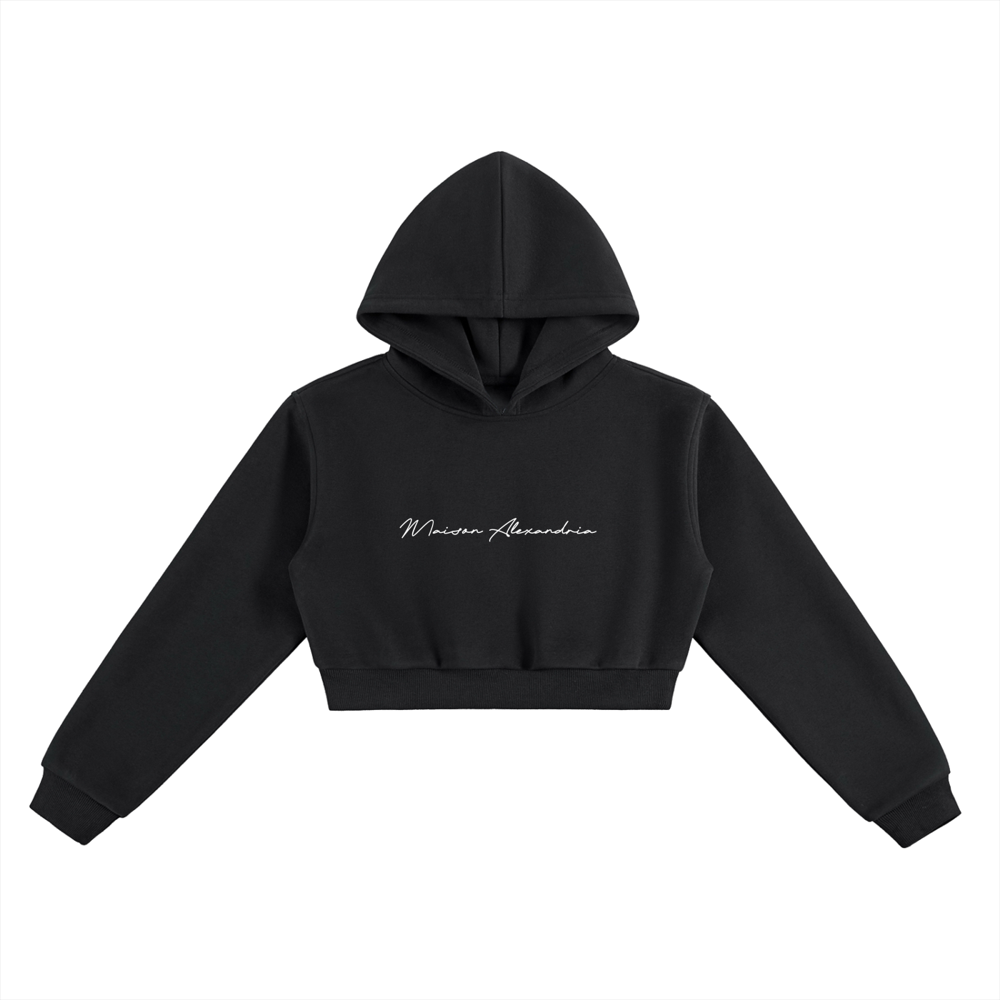 001 Essential Cropped Hoodie