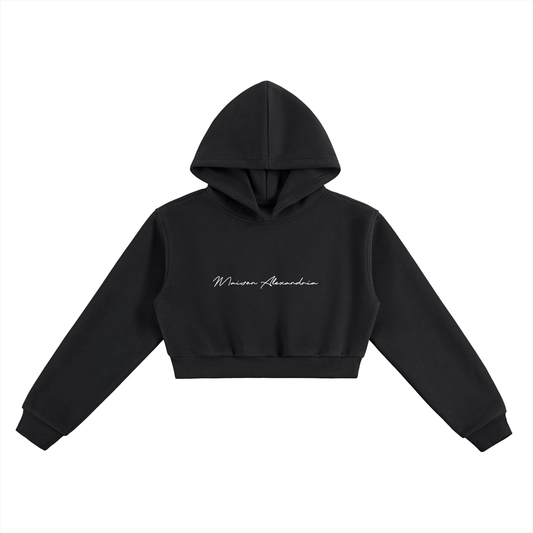 001 Essential Cropped Hoodie
